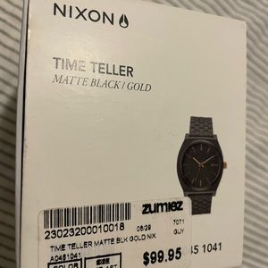 Nixon Timeteller Gunmetal Watch Matte Black